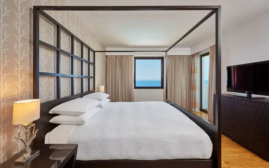 Sheraton Rhodes Resort, Rhodos, Apartmá Junior s výhledem na moře, letecky, polopenze