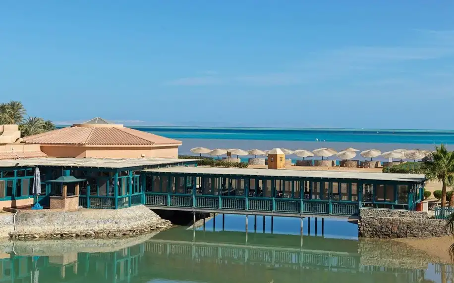 Club Paradisio El Gouna, Hurghada, Dvoulůžkový pokoj s výhledem na moře, letecky, all inclusive