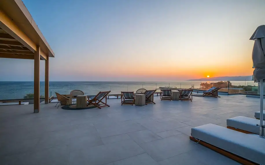 Akasha Beach Hotel & Spa, Kréta, Dvoulůžkový pokoj s výhledem na moře, letecky, all inclusive