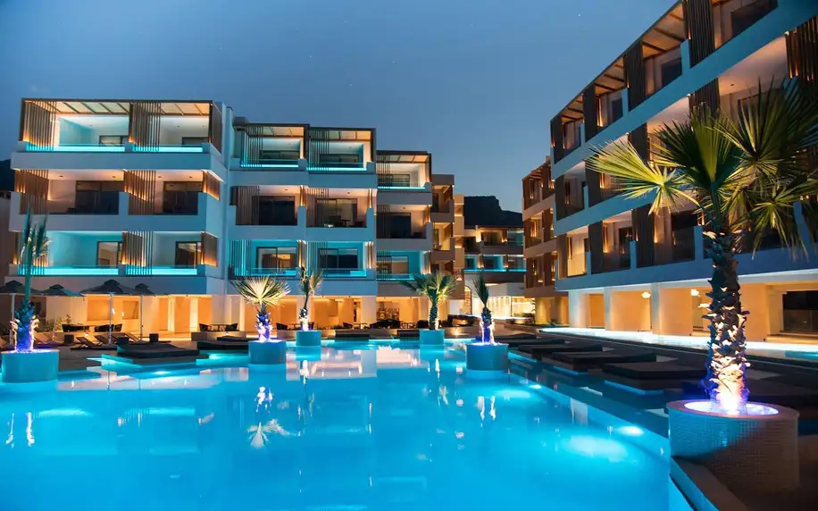 Akasha Beach Hotel & Spa, Kréta, Apartmá Junior, letecky, polopenze