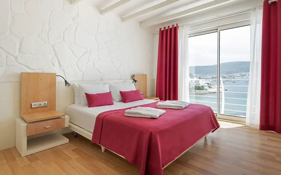 Prive Hotel Bodrum, Egejská riviéra, Dvoulůžkový pokoj s výhledem na moře, letecky, all inclusive