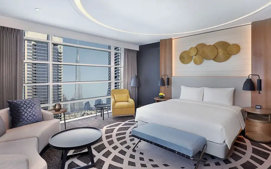 DoubleTree by Hilton Dubai Business Bay, Dubaj, Dvoulůžkový pokoj, letecky, polopenze