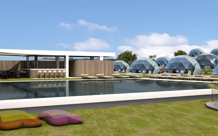 Eco Dome Resort Crete, Kréta, Kopule Deluxe s výhledem na moře, letecky, snídaně v ceně