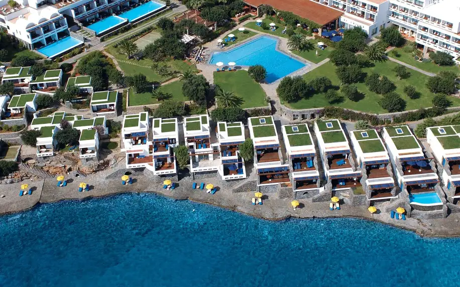 Elounda Beach Hotel & Villas, Kréta, Apartmá s výhledem na moře, letecky, snídaně v ceně