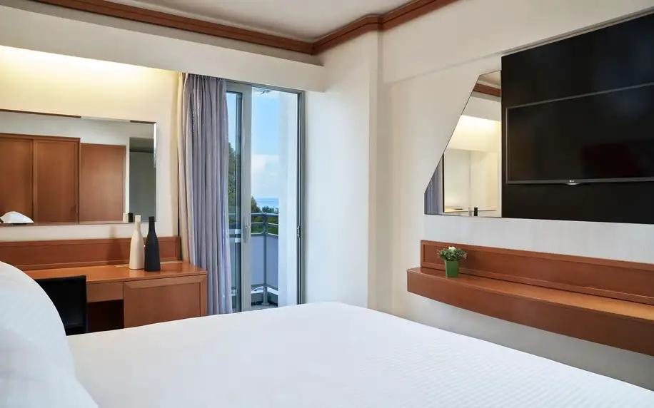 Aquamare City & Beach Hotel, Rhodos, Dvoulůžkový pokoj s výhledem na pevninu, letecky, snídaně v ceně