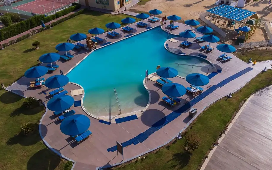 Amwaj Beach Club Abu Soma, Hurghada, Dvoulůžkový pokoj s výhledem na moře, letecky, all inclusive