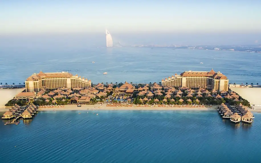 Anantara Dubai The Palm Resort & Spa, Dubaj, Dvoulůžkový pokoj Deluxe s manželskou postelí, letecky, plná penze