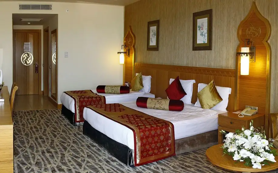 Hotel Royal Dragon, Turecká riviéra, Rodinný pokoj s výhledem na moře, letecky, all inclusive