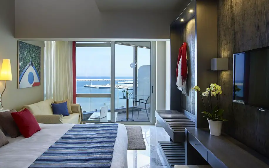 Kyma Suites Beach, Kréta, Dvoulůžkový pokoj s výhledem na moře, letecky, plná penze