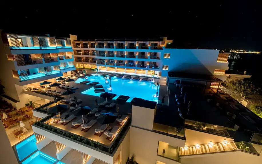 Akasha Beach Hotel & Spa, Kréta, Dvoulůžkový pokoj s výhledem na moře, letecky, all inclusive