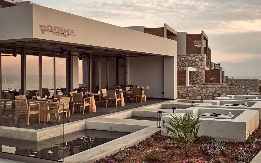 The Royal Senses Resort, Curio Collection by Hilton, Kréta, Dvoulůžkový pokoj Deluxe s výhledem na moře, letecky, snídaně v ceně