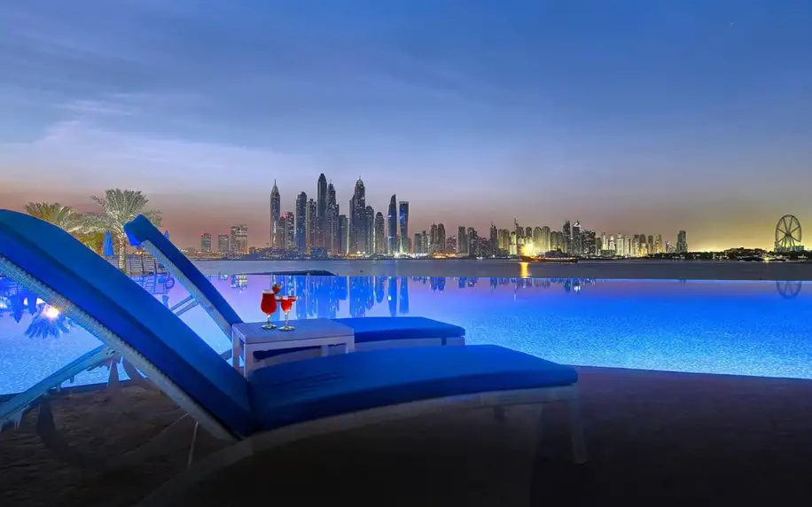 Dukes The Palm, a Royal Hideaway, Dubaj, Dvoulůžkový pokoj Premium, letecky, plná penze