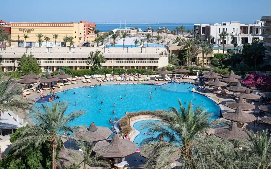 Sindbad Club, Hurghada, Rodinné luxusní apartmá, letecky, all inclusive