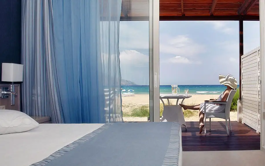 Pilot Beach Resort, Kréta, Dvoulůžkový pokoj s výhledem do zahrady, letecky, all inclusive