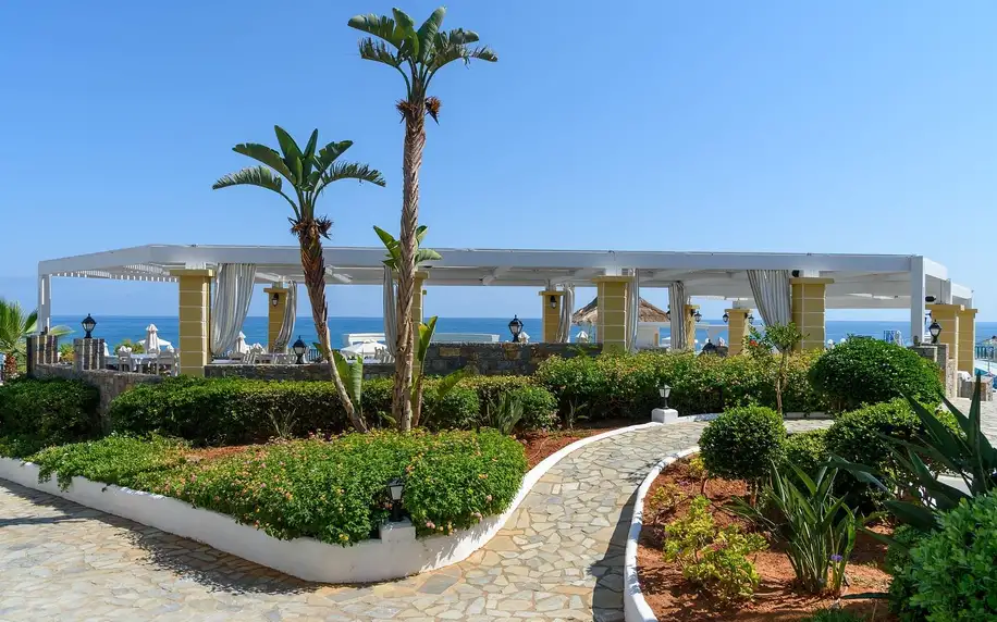 Alexander Beach Hotel Village, Kréta, Rodinný pokoj s výhledem na moře, letecky, polopenze