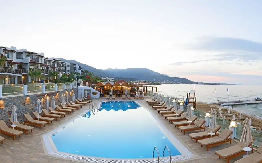 Alexander Beach Hotel Village, Kréta, Dvoulůžkový pokoj s výhledem na moře, letecky, plná penze
