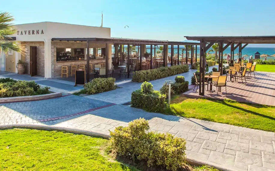 Horizon Beach Resort, Kos, Dvoulůžkový pokoj s výhledem do zahrady, letecky, polopenze