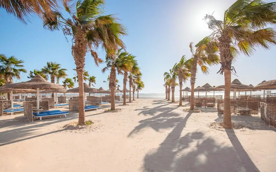 Amwaj Beach Club Abu Soma, Hurghada, Pokoj Deluxe s výhledem na moře, letecky, all inclusive