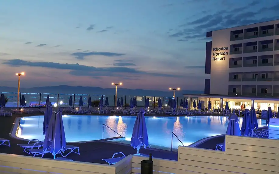 Rhodos Horizon Resort, Rhodos, Dvoulůžkový pokoj Superior s výhledem na moře, letecky, all inclusive