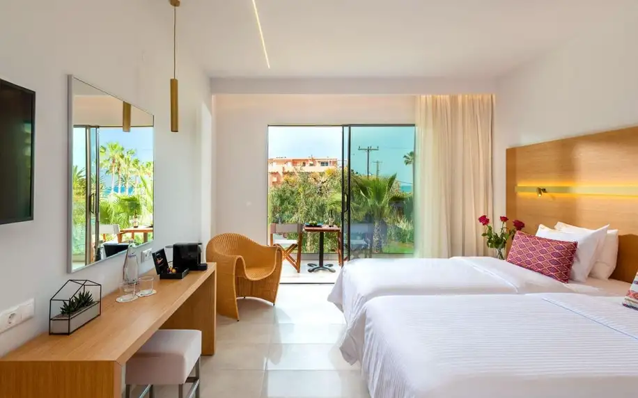 High Beach Resort, Kréta, Apartmá deluxe s výhledem na moře, letecky, strava dle programu