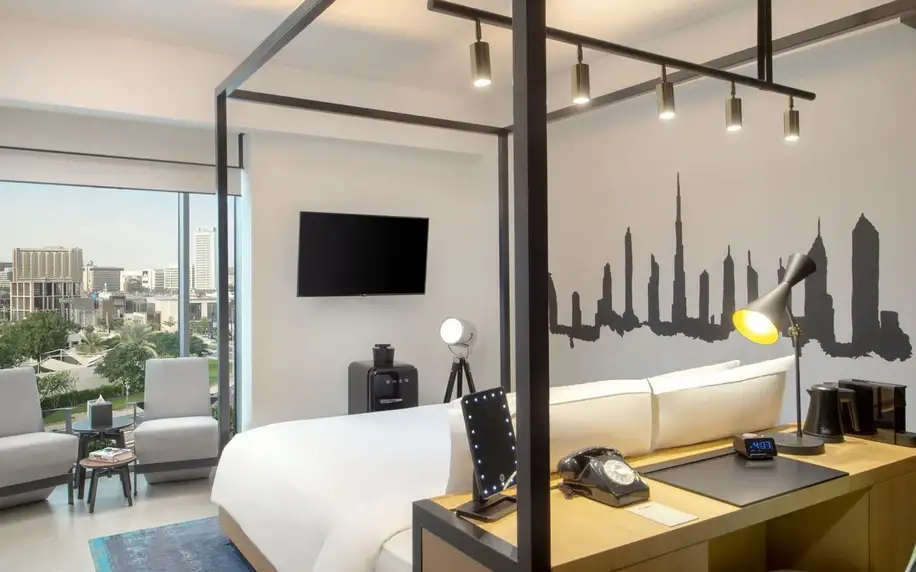 Canopy by Hilton Al Seef, Dubaj, Dvoulůžkový pokoj, letecky, snídaně v ceně