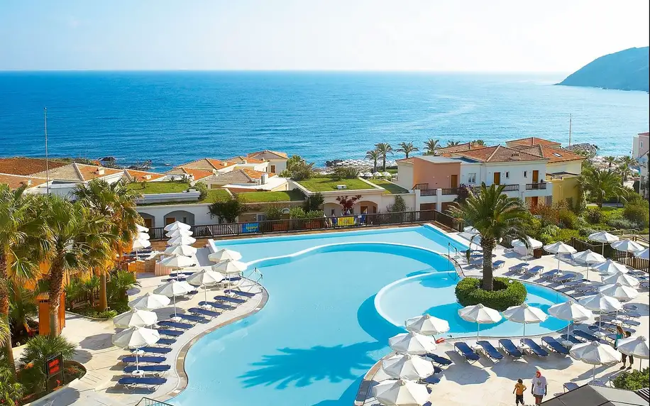 GRECOTEL Marine Palace & Aqua Park, Kréta, Rodinný pokoj s bočním výhledem na moře, letecky, all inclusive