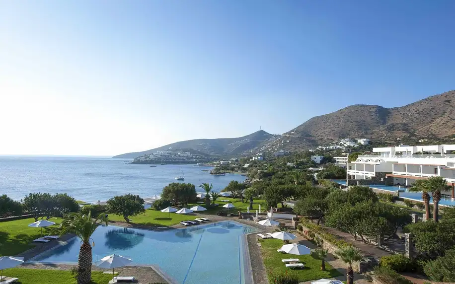 Elounda Beach Hotel & Villas, Kréta, Apartmá s výhledem na moře, letecky, snídaně v ceně