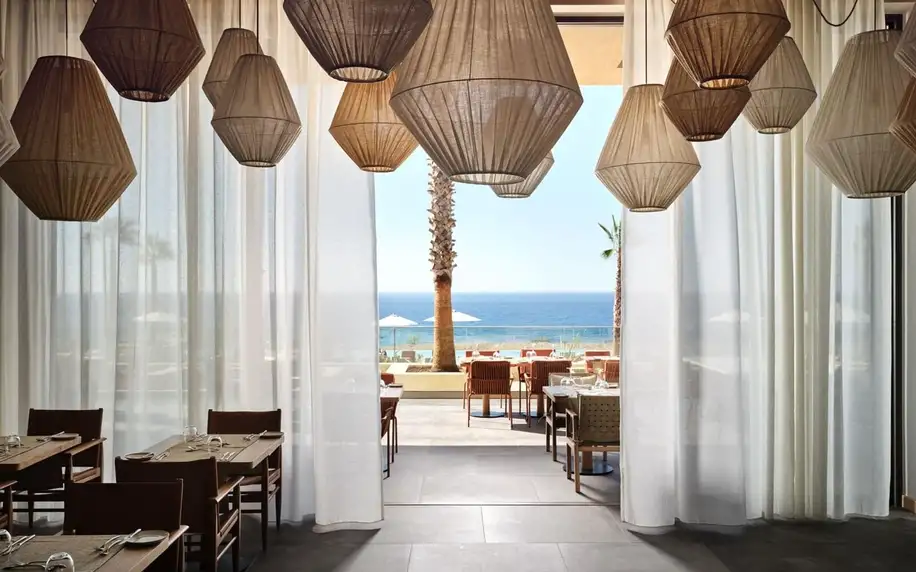The Royal Senses Resort, Curio Collection by Hilton, Kréta, Apartmá Junior deluxe s výhledem na moře, letecky, polopenze