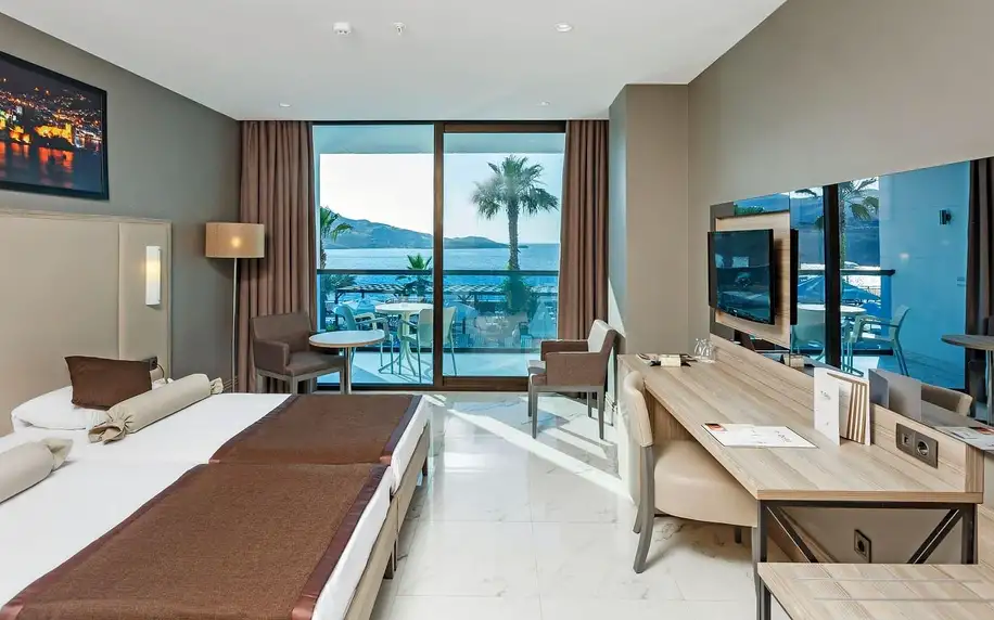 Delta Hotel by Marriott Bodrum, Egejská riviéra, Rodinný pokoj s výhledem na moře, letecky, all inclusive