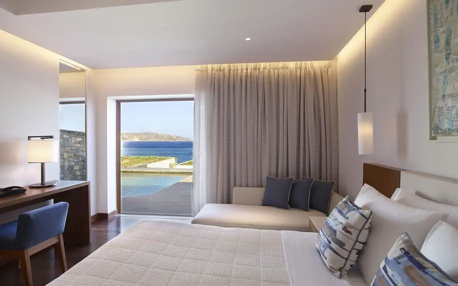 Elounda Peninsula All Suite Hotel, Kréta, Apartmá s výhledem na moře, letecky, snídaně v ceně
