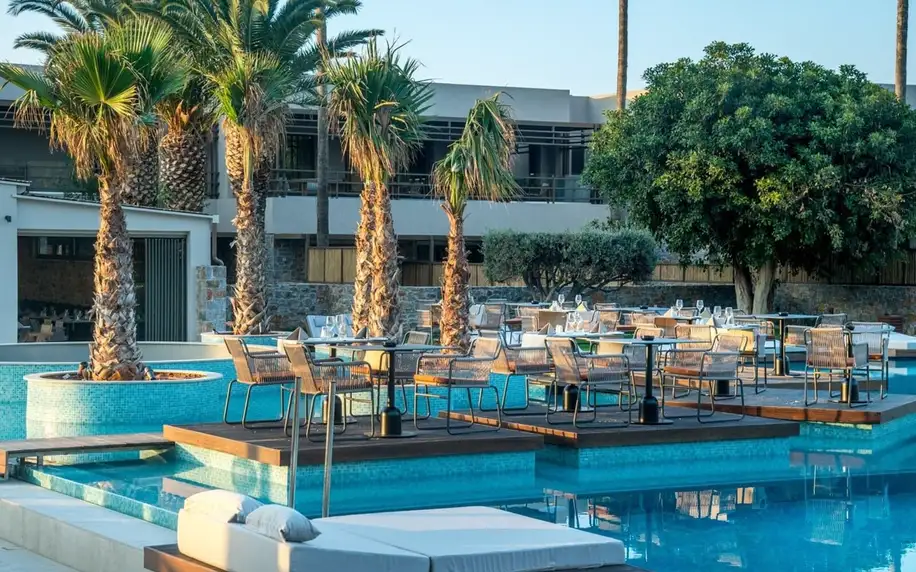 King Minos Retreat Resort & Spa, Kréta, Rodinný pokoj s výhledem do zahrady, letecky, polopenze