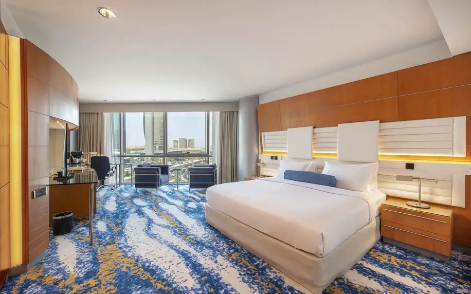 Golden Sands Hotel Creek, Dubaj, Dvoulůžkový pokoj Deluxe s manželskou postelí, letecky, snídaně v ceně