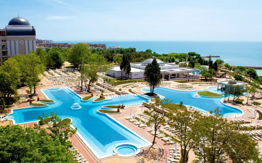TUI KIDS Club Dreams Sunny Beach Resort & Spa, Bulharská riviéra, Rodinný pokoj s výhledem do parku, letecky, all inclusive
