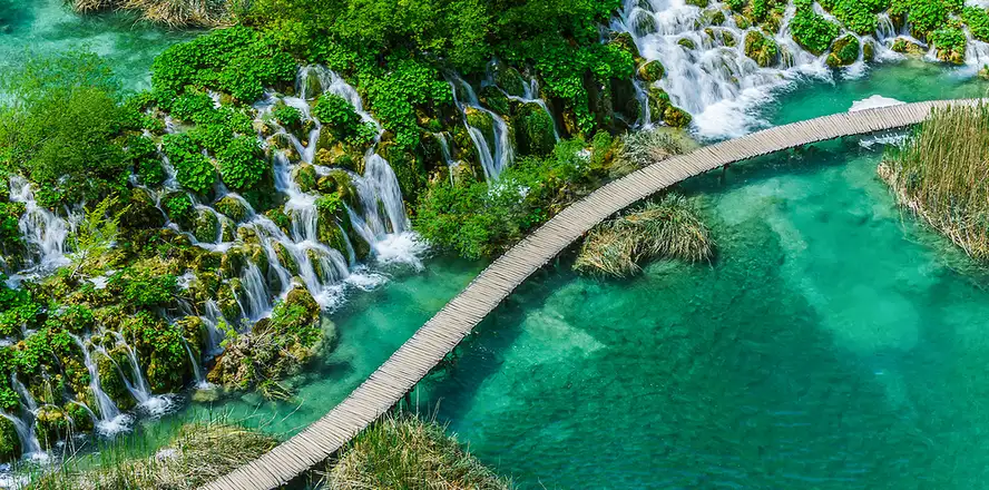 Plitvická jezera UNESCO, Chorvatsko