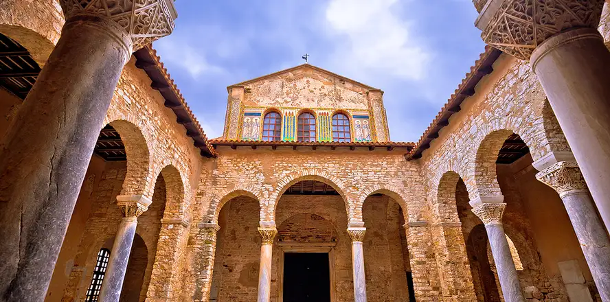Biskupský komplex Eufraziovy baziliky, Poreč Chorvatsko