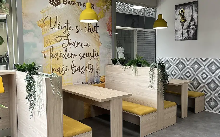 Tortila menu, hovězí burger i mega taška s bagetami