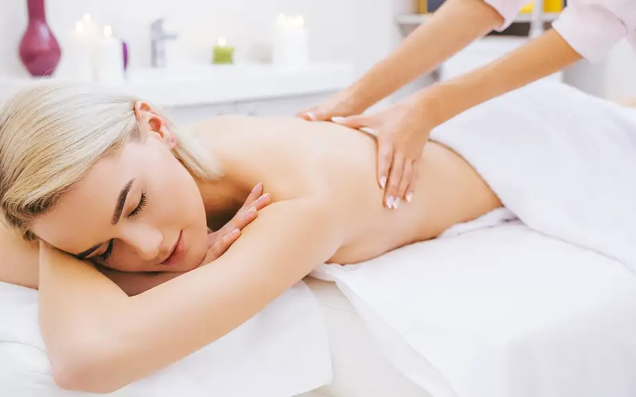 30–60min. relaxační masáž i manuální lymfodrenáž