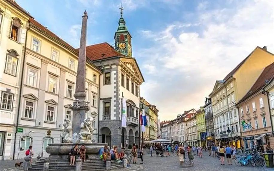 Slovinsko - Lublaň na 3-4 dny, snídaně v ceně