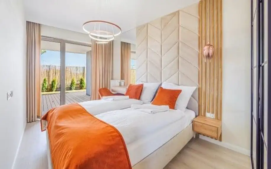 Baltské moře jen 350 m od pláže: Stylové Apartmenty Sun & Snow GEA ECO pro 4 osoby s terasou a fitness centrem