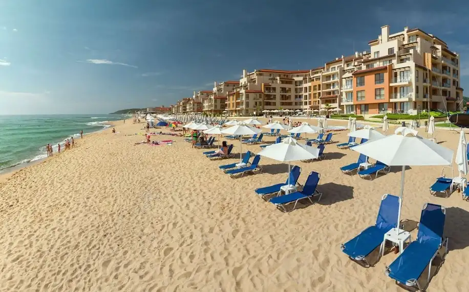 Obzor Beach Resort, Bulharská riviéra, Apartament s výhledem na moře, letecky, polopenze