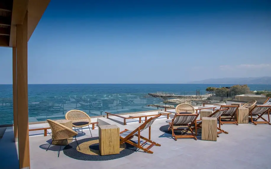 Akasha Beach Hotel & Spa, Kréta, Dvoulůžkový pokoj s výhledem na moře, letecky, all inclusive