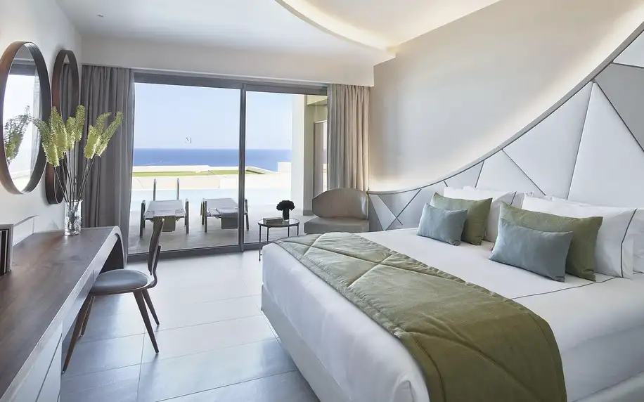Mayia Exclusive Resort, Rhodos, Dvoulůžkový pokoj deluxe s možností koupání, letecky, strava dle programu