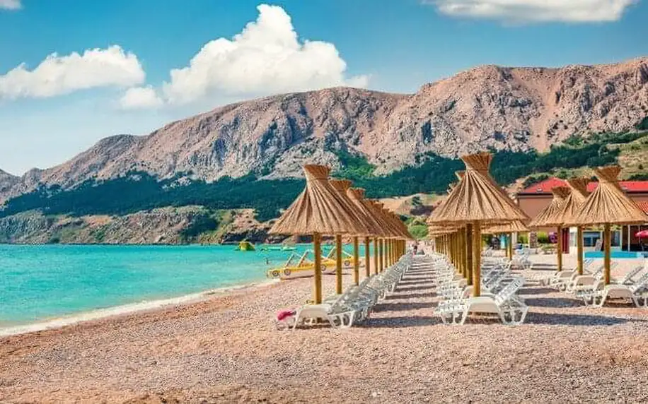 Chorvatsko: Ostrov Krk 150 m od pláže v Magal Hotelu by Aminess *** s polopenzí, fitness a animačním programem