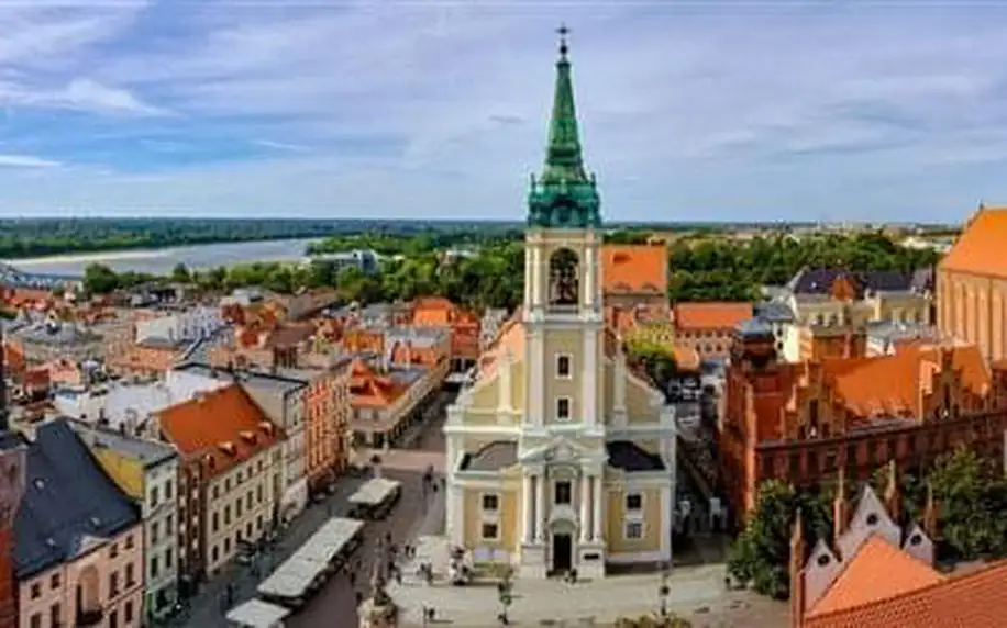 Polsko - Toruń na 3-31 dnů, snídaně v ceně