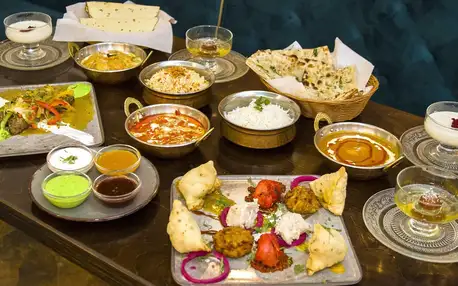Degustační indické menu pro 2 nebo 4 osoby