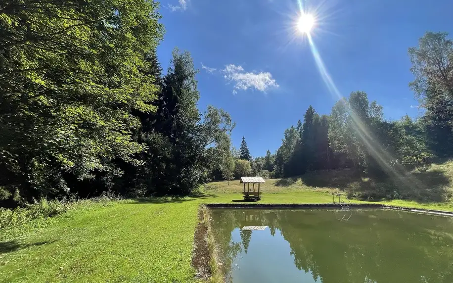 Horská chata na Šumavě: snídaně, infrasauna, výlety