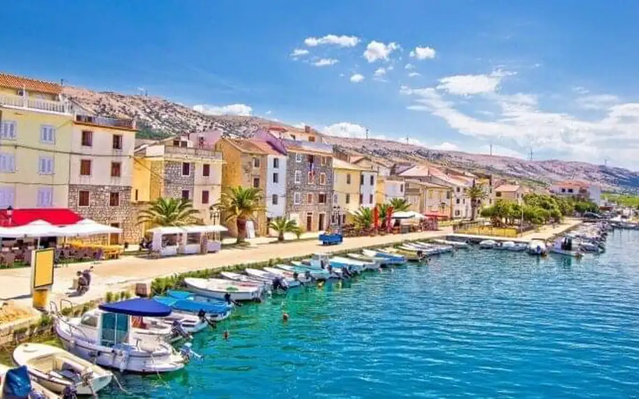 Chorvatsko: Ostrov Pag v Liberty Hotelu *** přímo u soukromé pláže s polopenzí a 2 bazény + fitness centrum