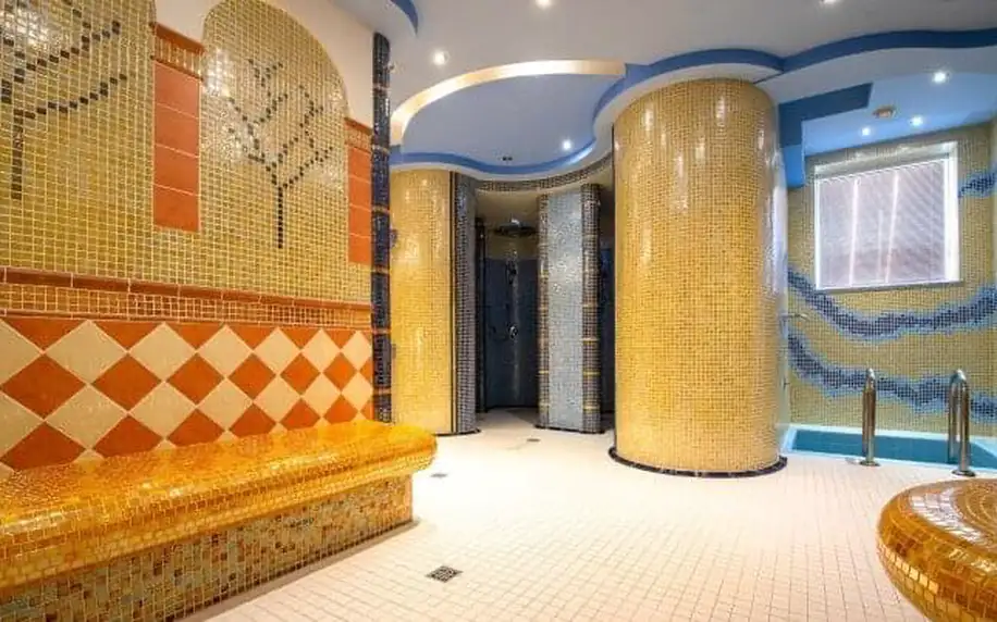 Velký Meder u aquaparku ve Spa & Wellness Hotelu Orchidea *** se snídaní/polopenzí, bazénem, saunami + masáž