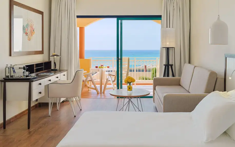H10 Playa Esmeralda, Fuerteventura, Dvoulůžkový pokoj Privilege s výhledem na moře, letecky, polopenze