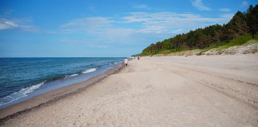 pobierowo pláž polské moře